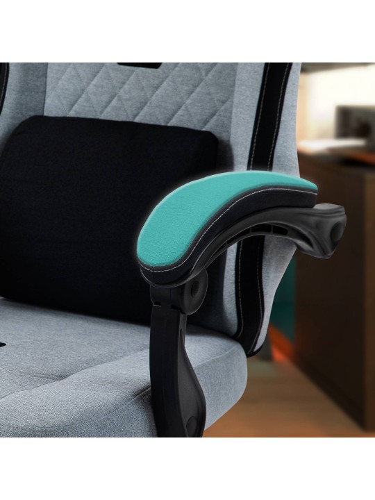 Chaise de bureau Miltona tissu, gris/noir Chaise de bureau Miltona tissu, gris/noir