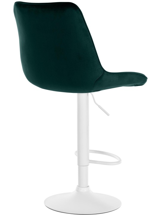 Tabouret de bar Toni velours, vert