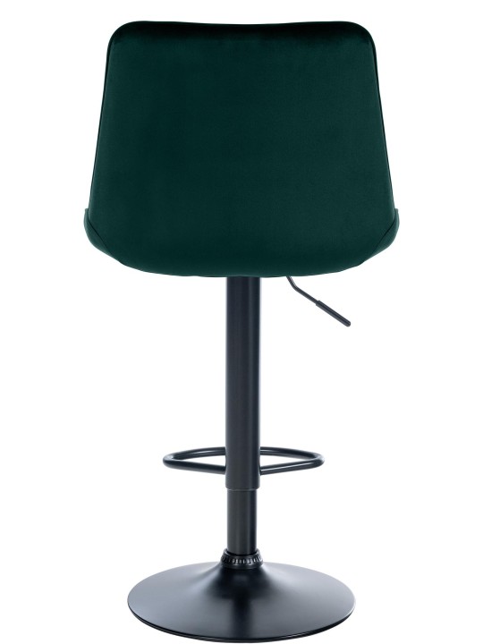 Tabouret de bar Toni velours, vert