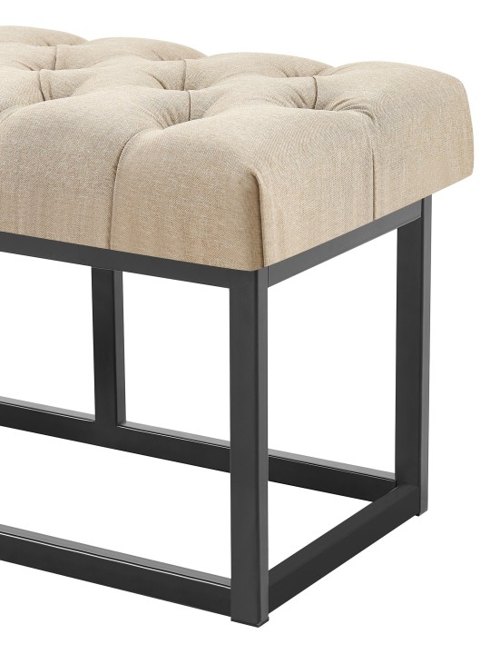 Banc Amun tissu B100, taupe