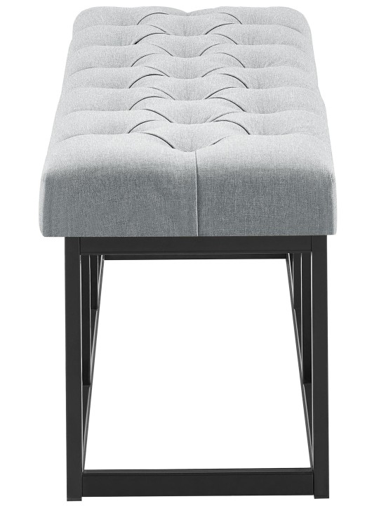 Banc Amun tissu B100, gris