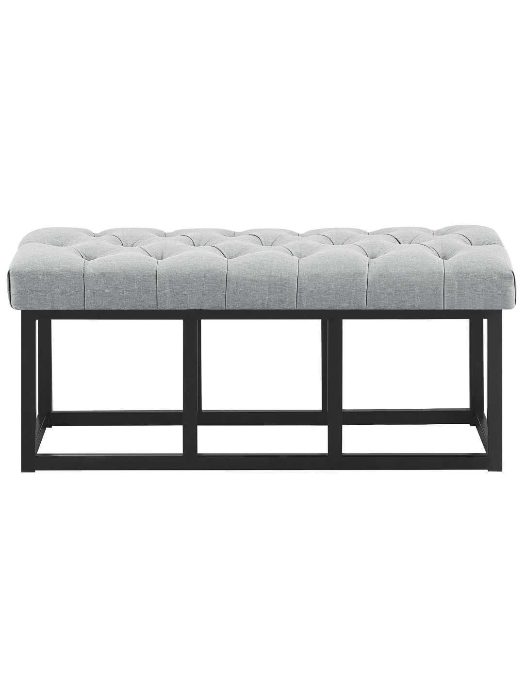 Banc Amun tissu B100, gris