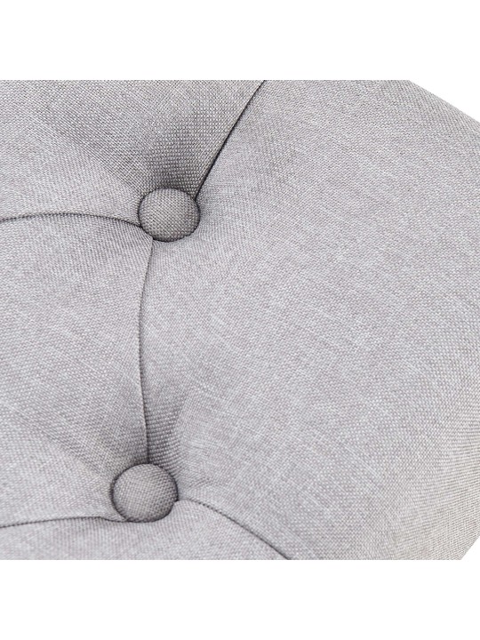 Banc Amun tissu B100, gris