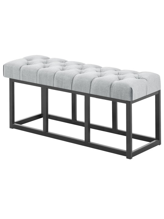 Banc Amun tissu B100, gris