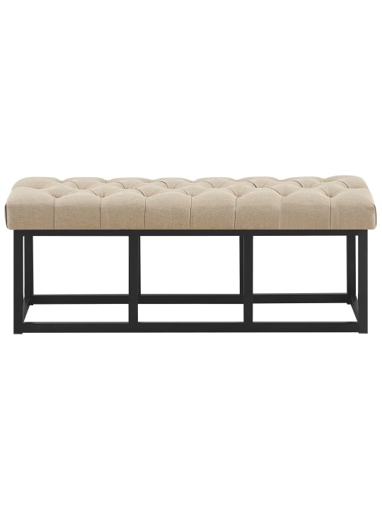 Banc Amun tissu B120, taupe