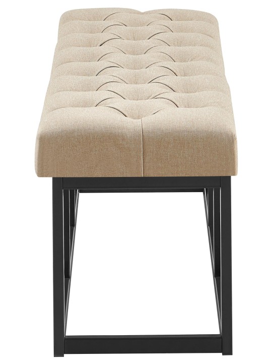 Banc Amun tissu B120, taupe