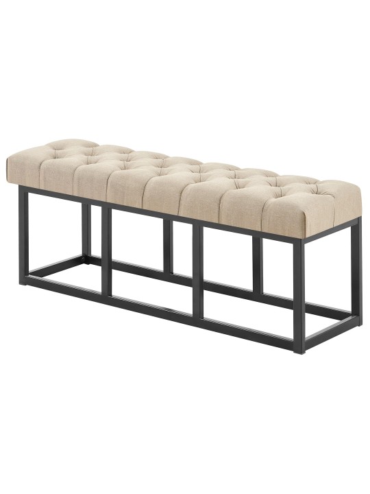 Banc Amun tissu B120, taupe