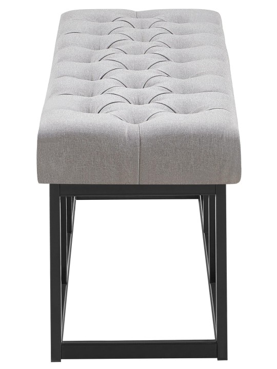 Banc Amun tissu B120, gris