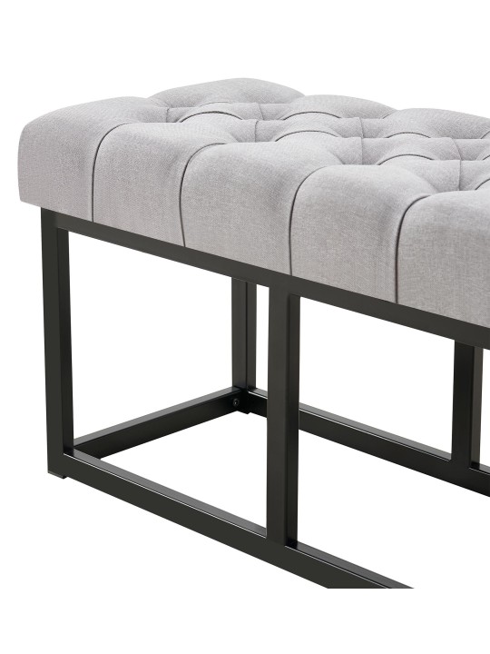 Banc Amun tissu B120, gris