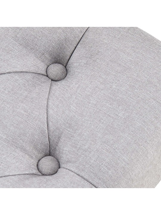 Banc Amun tissu B120, gris