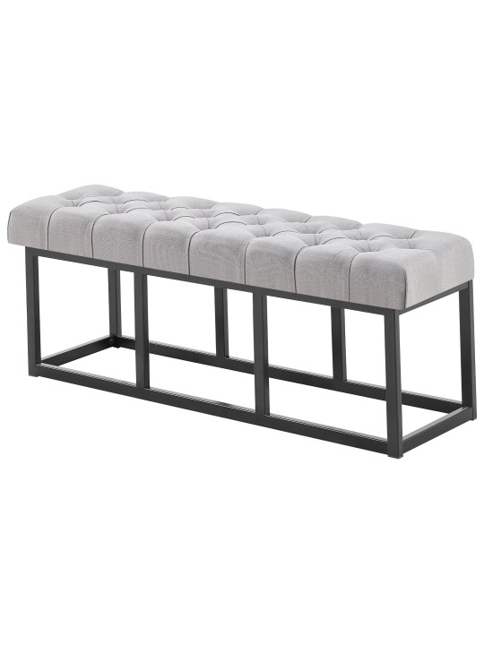 Banc Amun tissu B120, gris