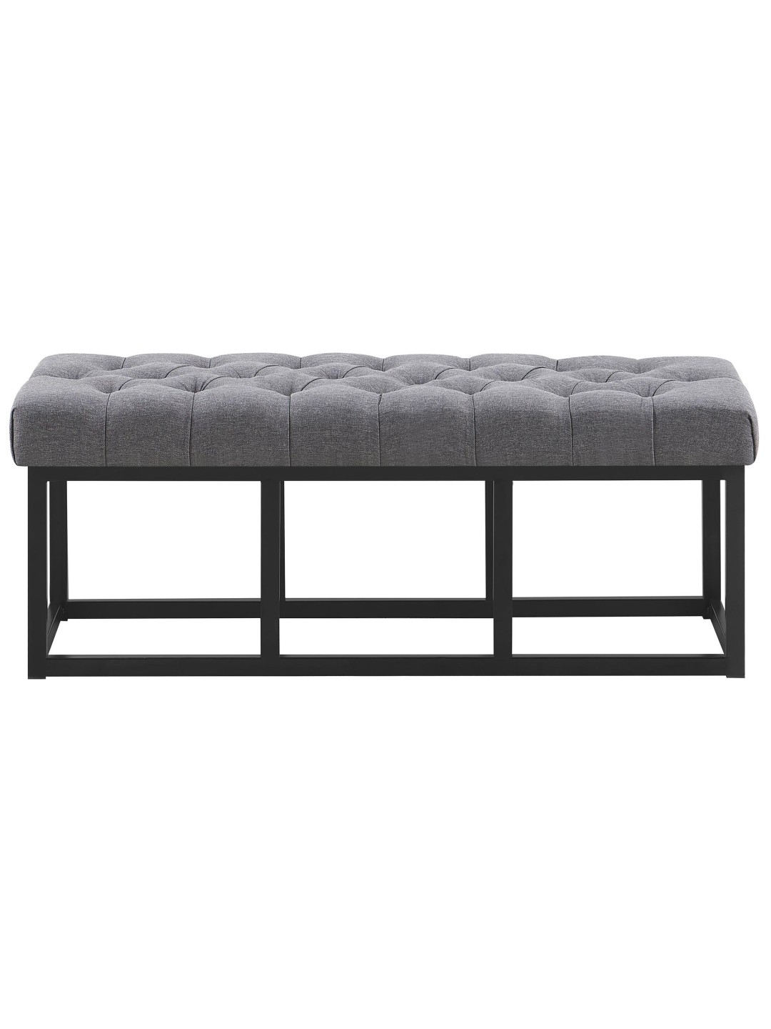 Banc Amun tissu B120, gris foncé