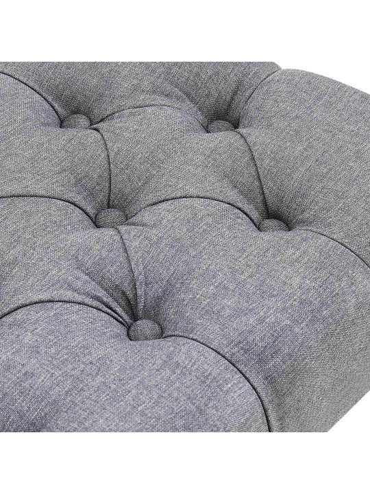 Banc Amun tissu B120, gris foncé