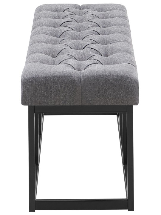 Banc Amun tissu B120, gris foncé