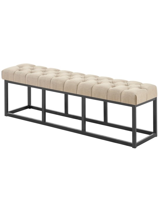 Banc Amun tissu B150, taupe