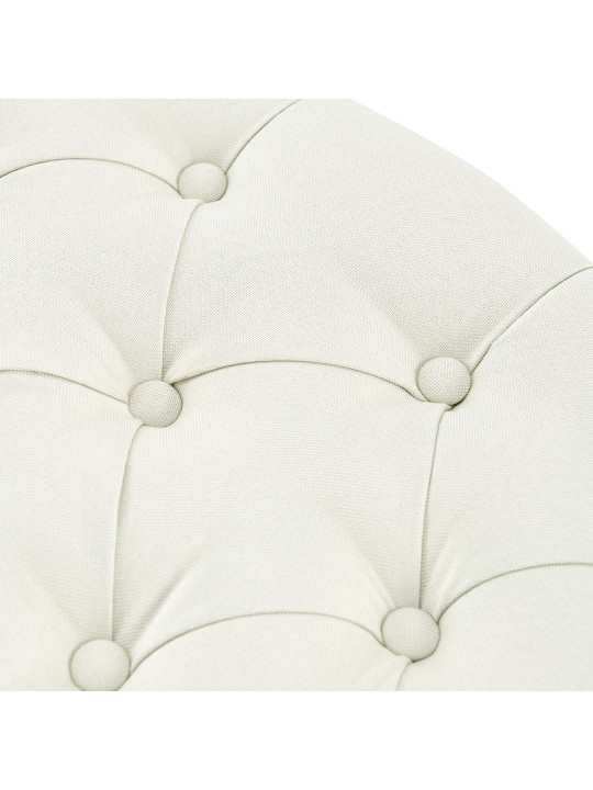 Banc Amun tissu B150, crème