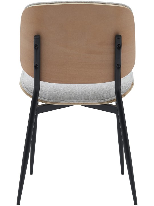 Chaise visiteur Tiffin tissu, naturel/crème