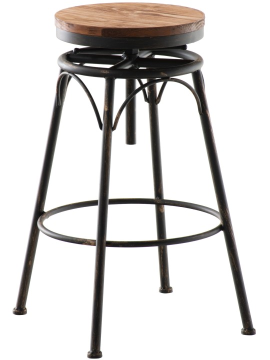 Lot de 2 tabourets de bar Beam, bronze