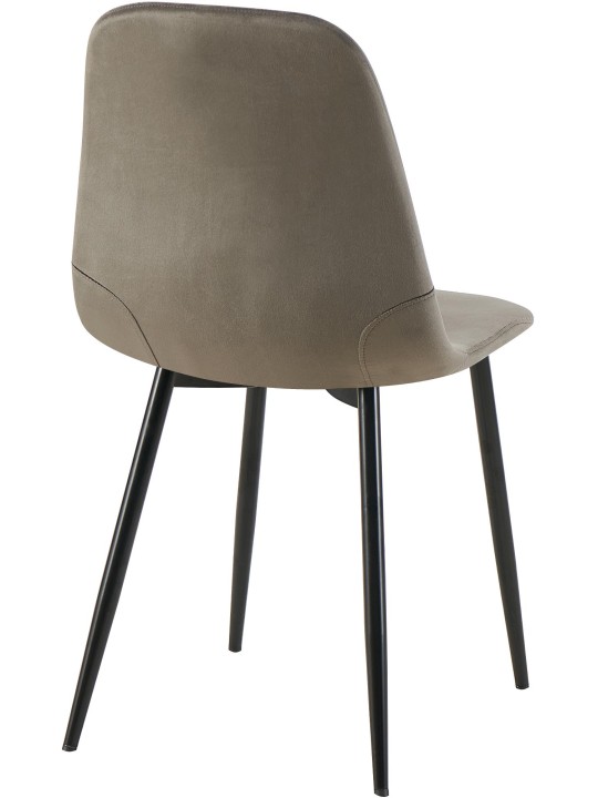 Chaise de salle à manger en velours Baxter, anthracite Chaise de salle à manger en velours Baxter, anthracite