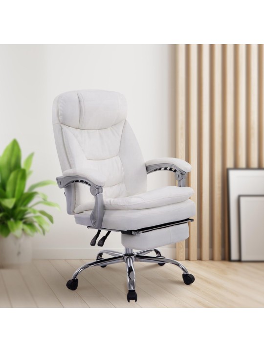 Chaise de bureau XL Troy, blanc