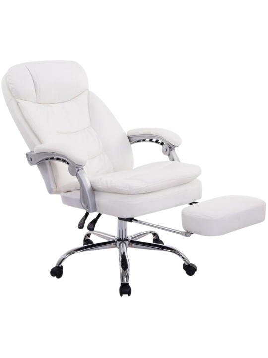 Chaise de bureau XL Troy, blanc