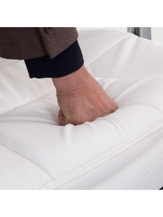 Chaise de bureau XL Troy, blanc