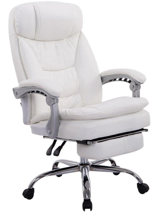 Chaise de bureau XL Troy, blanc