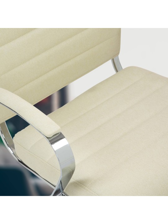 Chaise de bureau Oakland tissu, crème Chaise de bureau Oakland tissu, crème
