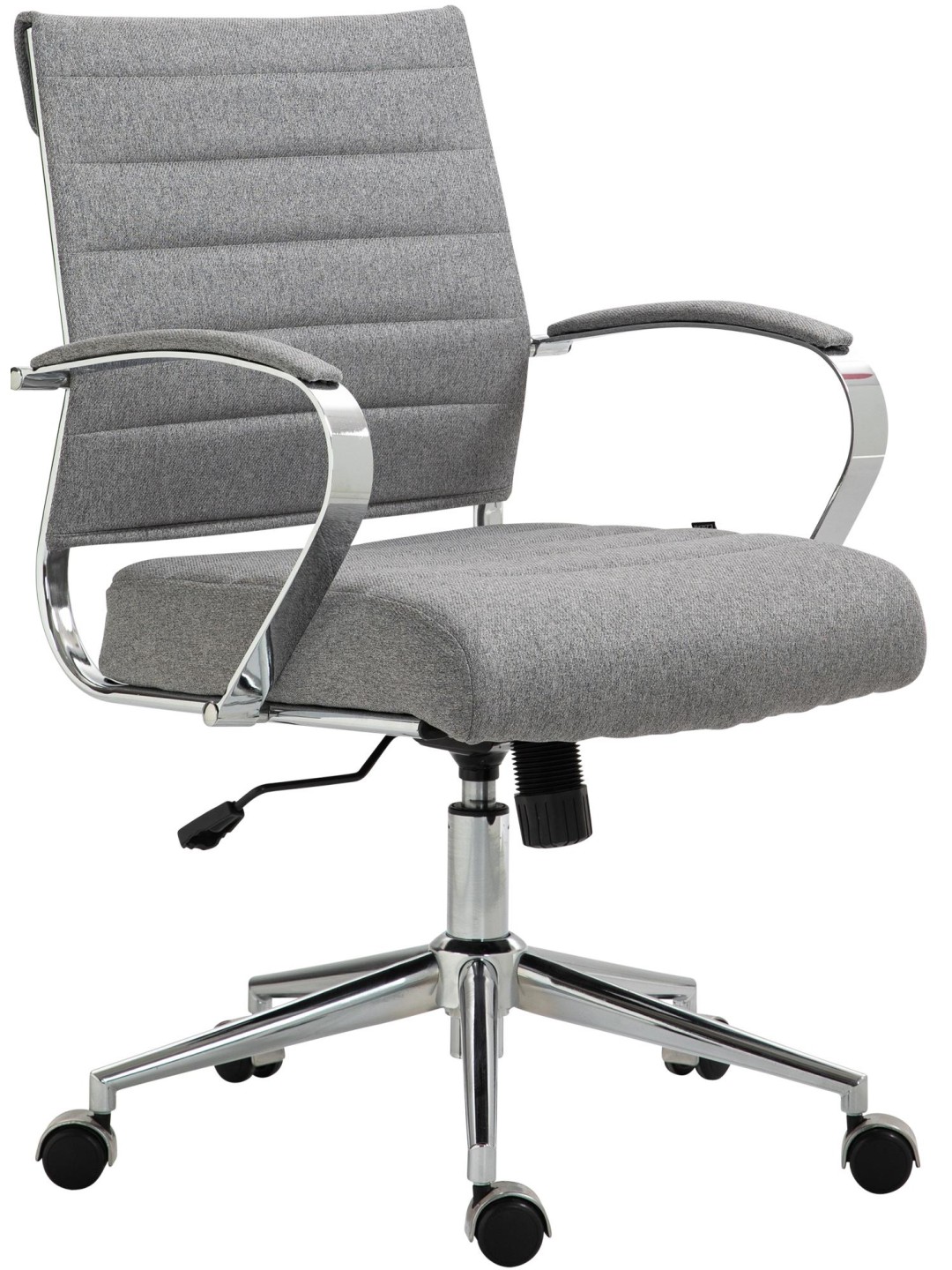 Chaise de bureau Oakland tissu, gris