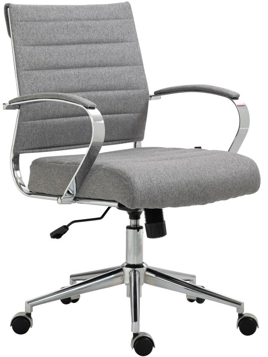 Chaise de bureau Oakland tissu, gris