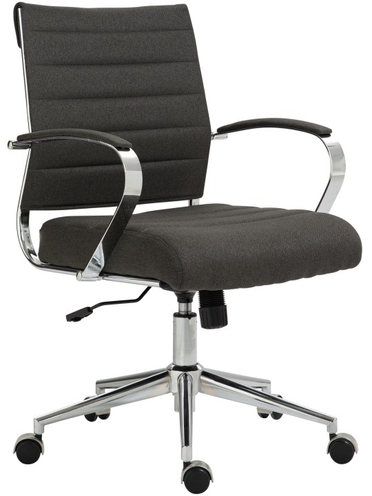 Chaise de bureau Oakland tissu, gris foncé Chaise de bureau Oakland tissu, gris foncé