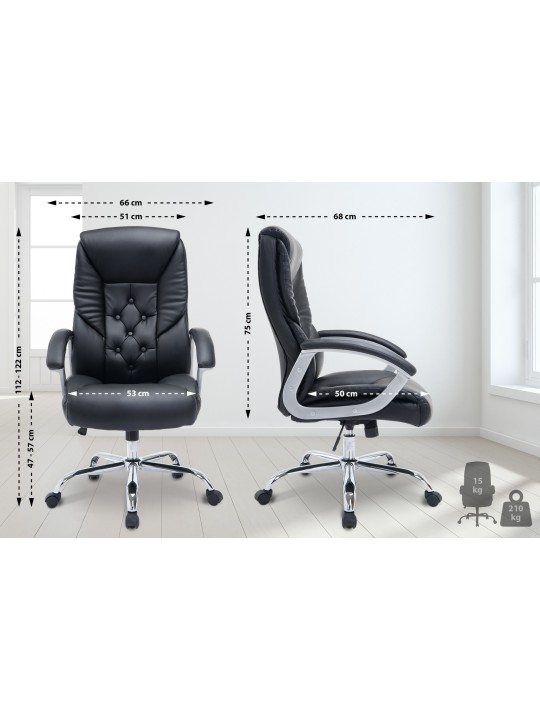 Chaise de bureau BIG Rodeo, noir