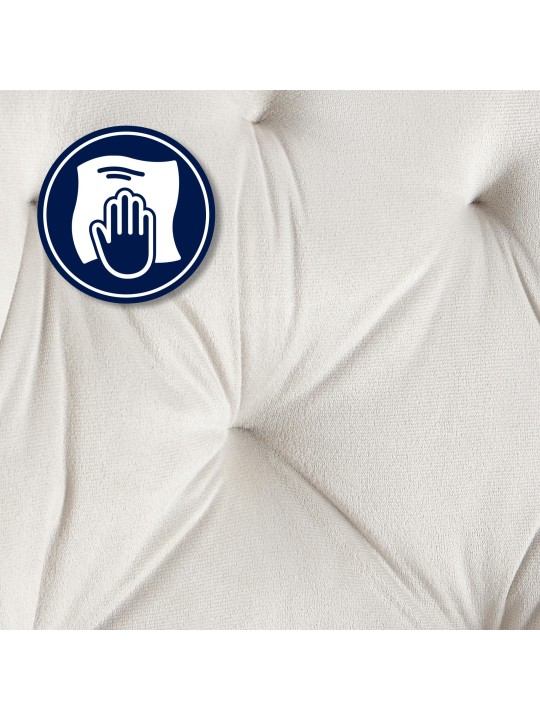 Chaise visiteur Cassis velours, gris clair