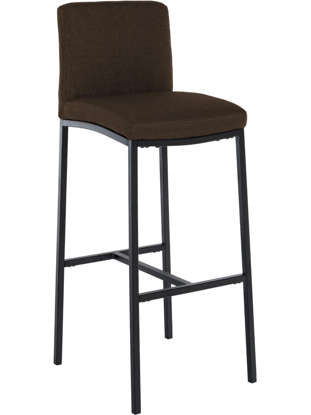 Tabouret de bar Freeport tissu B, brun