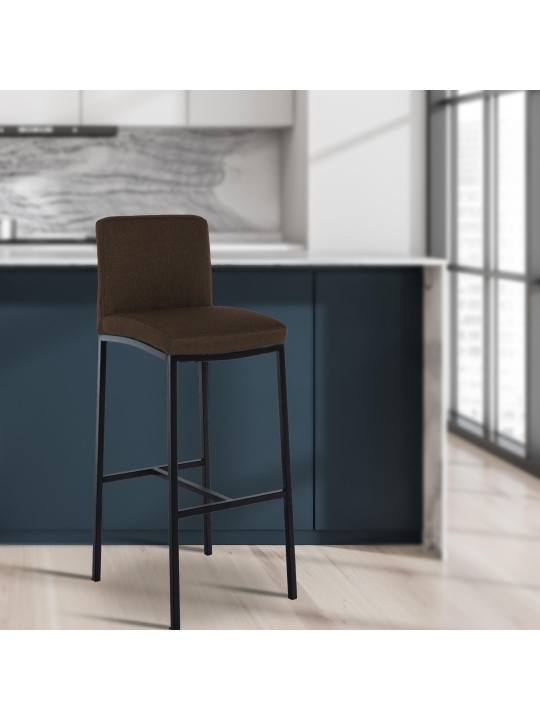 Tabouret de bar Freeport tissu B, brun Tabouret de bar Freeport tissu B, brun