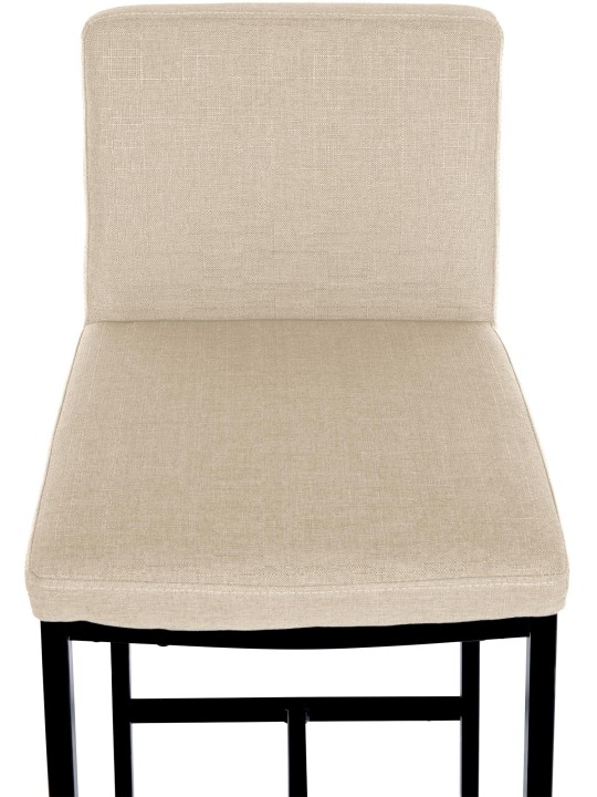 Tabouret de bar Freeport tissu B, crème