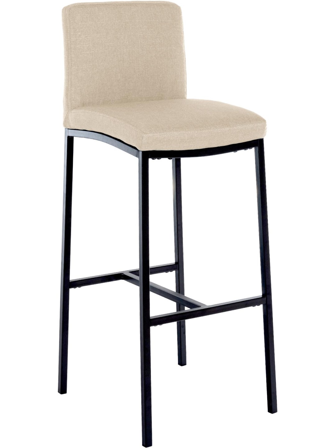 Tabouret de bar Freeport tissu B, crème