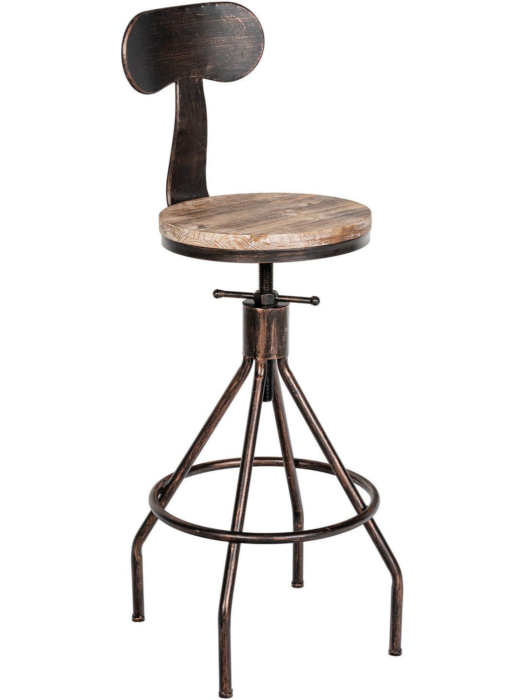Tabouret de bar Hanam, bronze