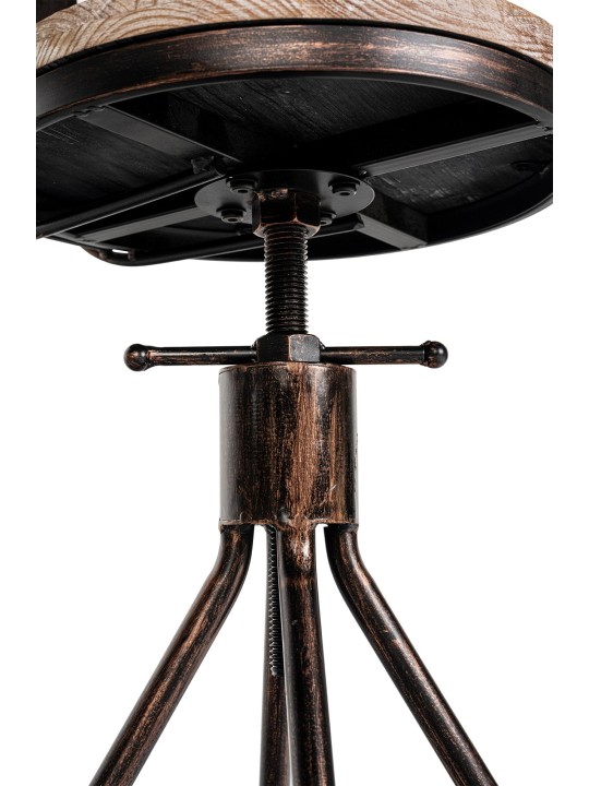 Tabouret de bar Hanam, bronze