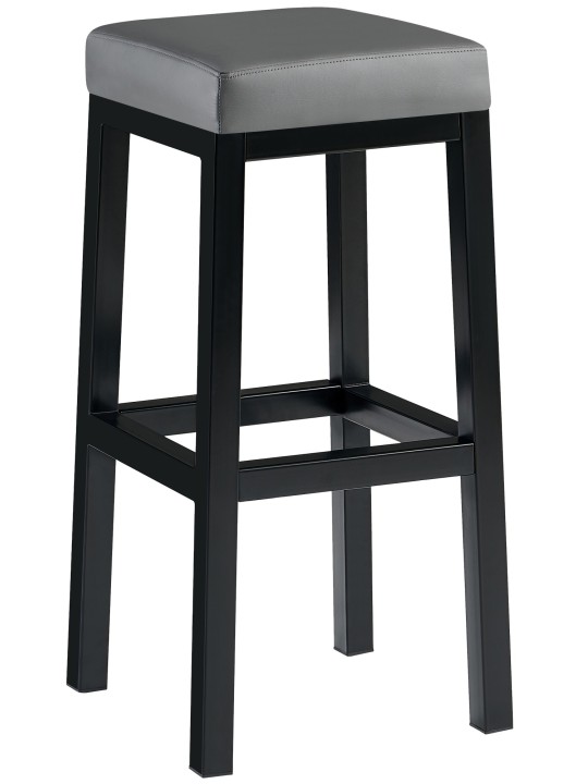 Tabouret de bar Taylor B85 simili cuir, gris Tabouret de bar Taylor B85 simili cuir, gris