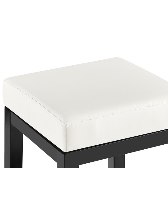 Tabouret de bar Taylor B85 simili cuir, blanc Tabouret de bar Taylor B85 simili cuir, blanc