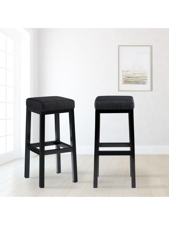 Tabouret de bar Taylor B85 tissu, gris foncé Tabouret de bar Taylor B85 tissu, gris foncé