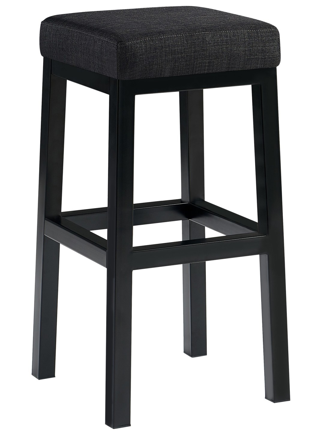 Tabouret de bar Taylor B80 tissu, gris foncé