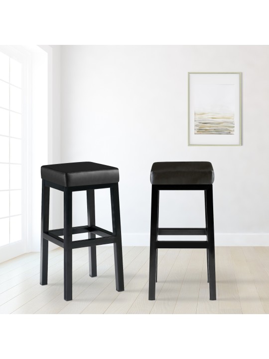 Tabouret de bar Taylor B80, noir