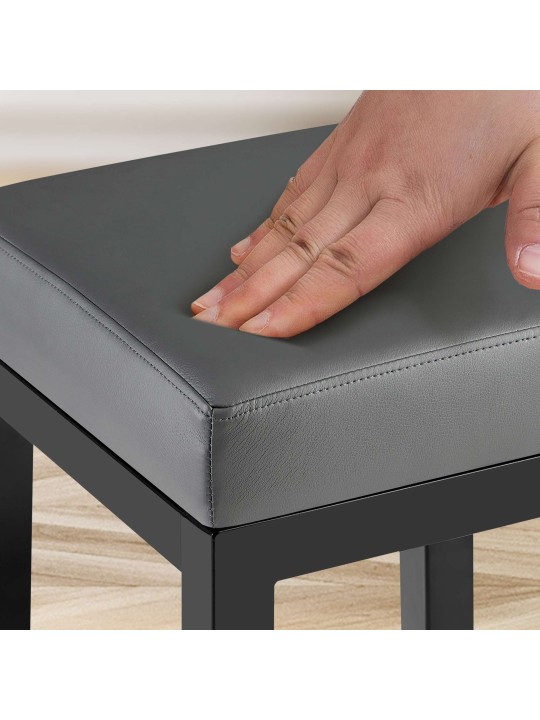 Tabouret de bar Taylor B80, gris