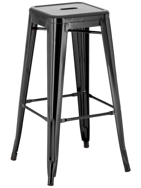 Tabouret de bar Joshua, noir