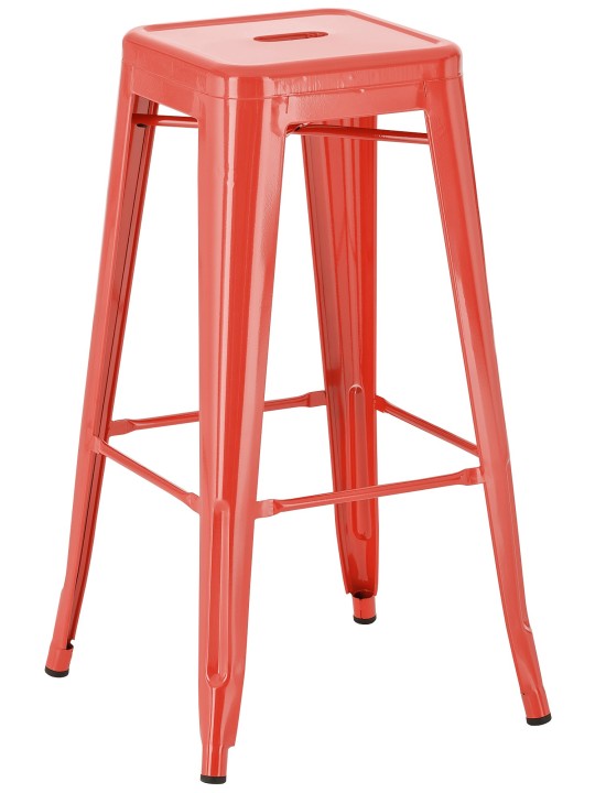Tabouret de bar Joshua, rouge