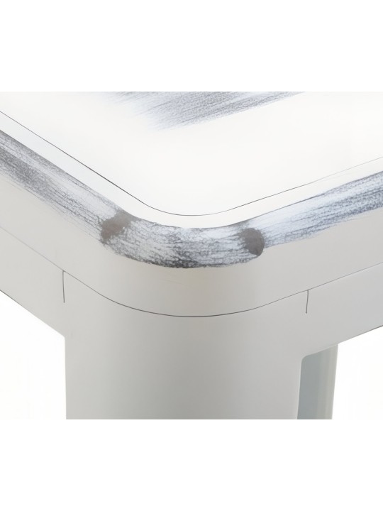 Tabouret de bar Joshua, blanc antique