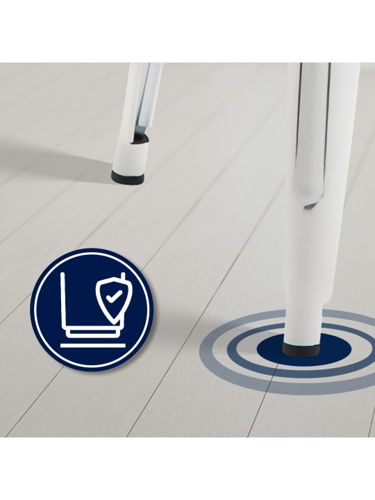 Tabouret de bar Joshua, blanc antique