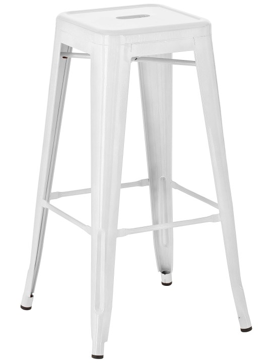 Tabouret de bar Joshua, blanc